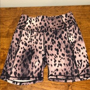 Fabletics Animal Print Bike Shorts